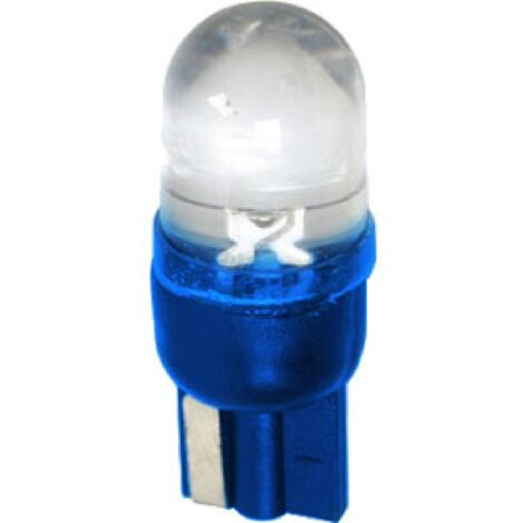 2x Ampoule led T10 wedge bleu 24V
