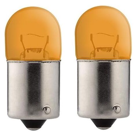 2x Ampoule ORANGE BA15S 24V 5W camion fourgon voiture tracteur véhicule agricole