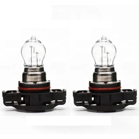 CYCLINGCOLORS 2x Ampoule PS19W 12V 19W PG20/1 voiture moto scooter éclairage feux brouillard stationnement position recul lampe jour, transparent