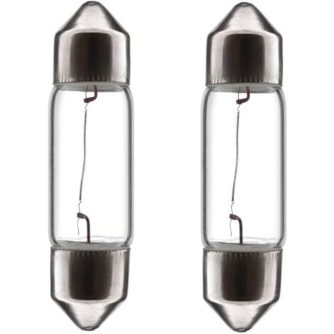 2x Ampoule SV5.5 3W 6X31 24V camion fourgon voiture tracteur véhicule agricole