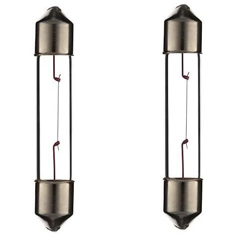 2x Ampoule SV5.5 5W 6X36 12V voiture moto scooter réparation changement éclairage