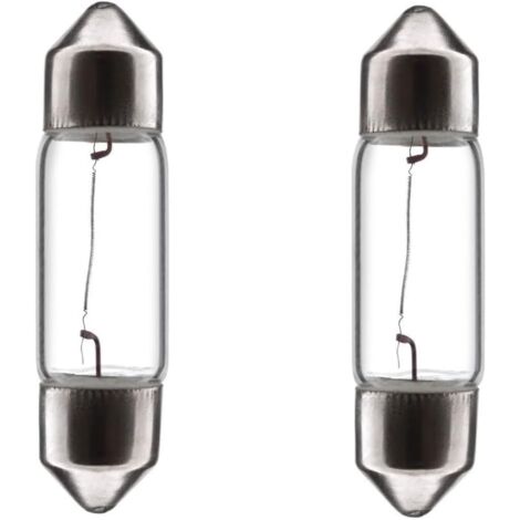 2x Ampoule SV7 3W 8X31 12V voiture moto scooter réparation changement éclairage