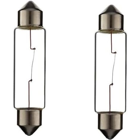 2x Ampoule SV8.5 10W 11X44 12V voiture moto scooter réparation changement éclairage