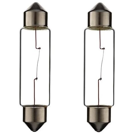 2x Ampoule SV8.5 5W 11X44 12V voiture moto scooter réparation changement éclairage