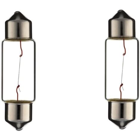 2x Ampoule SV8.5 5W 24V 10X36 camion fourgon voiture tracteur véhicule agricole