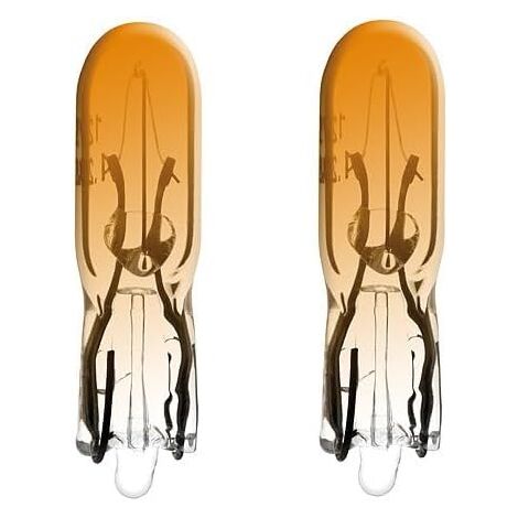 2x Ampoule T5 1.2W 24V ORANGE camion fourgon voiture tracteur véhicule agricole