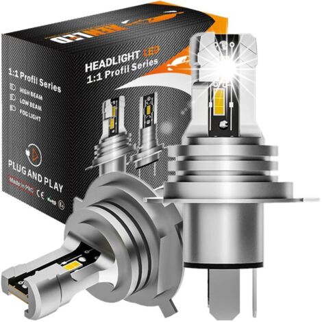 2x ampoules H4 Bi-LED Profil Series 2500/2200Lms réels 25W CANBUS - XENLED - voiture moto - ratio 1:1 - plug&play
