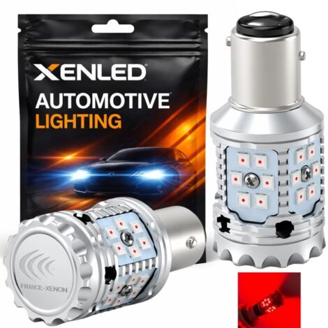 2X AMPOULES P21/5W ROUGE V2.0 30 LED EPISTAR - CANBUS PERFORMANCE - XENLED Double intensité