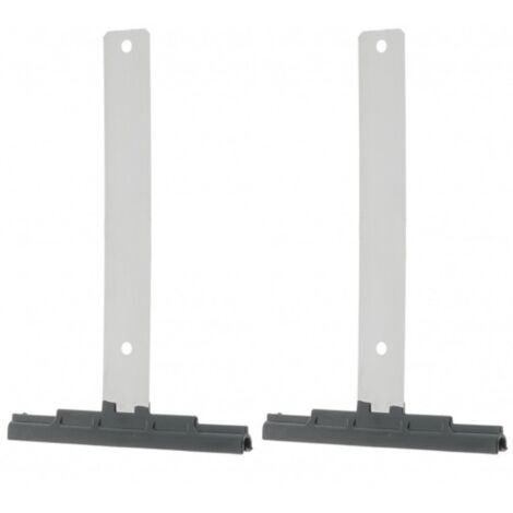 2x Attache tablier souple de volet roulant en acier inoxydable à visser longueur 150mm pour lames d'épaisseur 12 à 15mm Ressort Fenêtre Suspension Fixation