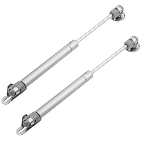 2x Automatische Gasdruckfeder, grau, Möbel, hydraulischer Federdämpfer, Türarmscharnier, 60 N