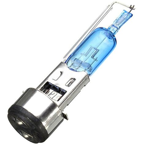 2x Ba20d Natural White Halogen Lamp Bulb 50w 4500-5000k Car Head Light Lamp 12v