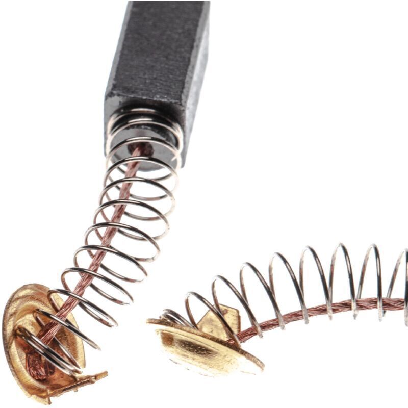 2x balai de charbon pour moteur électrique 6,5 x 7,5 x 12,5mm compatible avec Hitachi G12SR2, G13S1, G13SB, G13SR, G13SR2, GP2, GP2SA outil