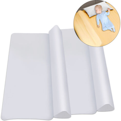 2x Barriera di sicurezza gonfiabile Trasportabile Lettino da viaggio Protezione anticaduta per i più piccoli Barriera per letto gonfiabile pieghevole