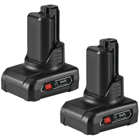 2X Batterie pour Bosch GBA 1600Z0002Y GSR GOS GDR BAT411 12V 10,8V 4,0Ah 2607336013 2607336037 BAT411 BAT412 BAT413 BAT414 BAT420 1 600 Z00 02Y