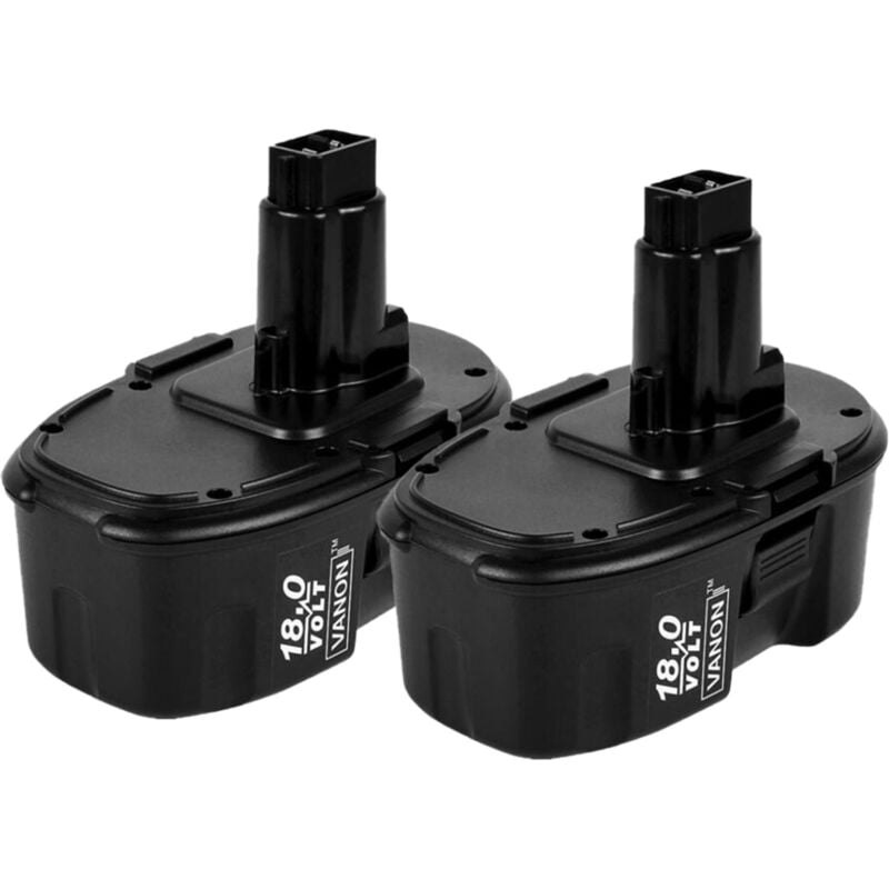 Pdstation - 2x Batterie 18V 4600mAh Ni-MH pour Dewalt DC9096 DE9039 DE9095 DE9096 DE9503 DW9095 DW9096 DW9098 xrp pour Dewalt