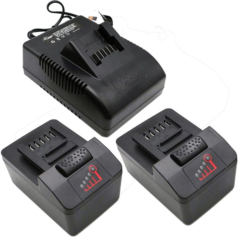 2X Battery CTB8185 & Charger CTC720 for Snap-On Battery CT8850 CTB7185 CTB8187 CT7850 CDR7850H CTL7850 18V 4000mAh Lithium led