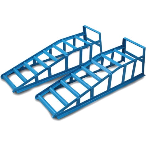 2x Bituxx Auffahrrampe / Auffahrrampen / Auffahrbock / Auffahrböcke / KFZ Auffahrrampe / PKW Auffahrrampe / Auto Auffahrrampe 1500kg pro Rampe