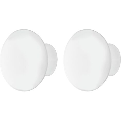 2x Bouton de tiroir porcelaine céramique 32 mm avec vis Meuble Vintage Antique Style Porte Poignée Commode Armoire Maison