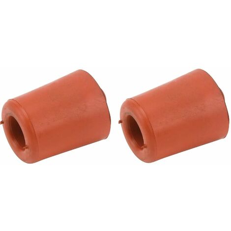 2x butée de porte rouge diamètre 35mm butoir caoutchouc bricolage universelle