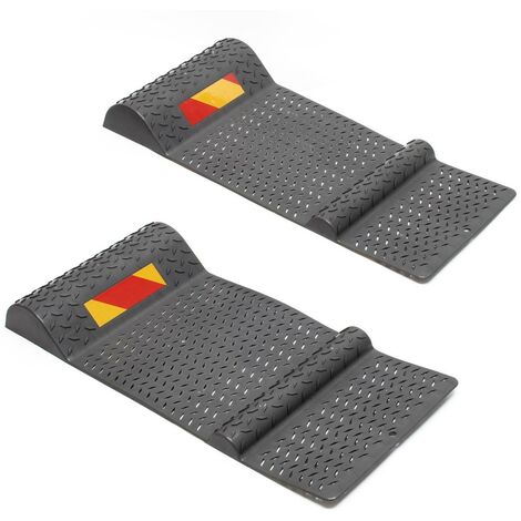 2x Butoir Voiture Tapis Aide Stationnement Auto-adhésif Garage
