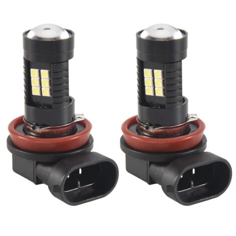 LED Tagfahrlicht Design Scheinwerfer Für Hyundai Tucson / IX35 10-13 Schwarz