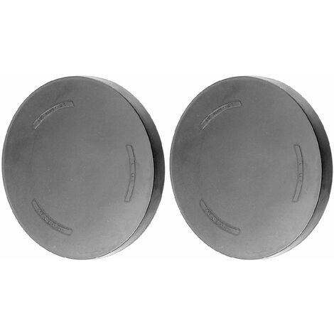 2x Capuchon d'extrémité résistance huiles et graisses caoutchouc nitrile avec bague de renforcement en métal Bouchon Etanchéité Arbre Boîtier Transmission Obturateur Moteur Tondeuse, 35 x 7mm