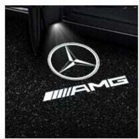 AUTRES 2x Car Door Led Logo Projector Light For Mercedes Benz Gls/glc/glb/gla/a/b/c/e-class