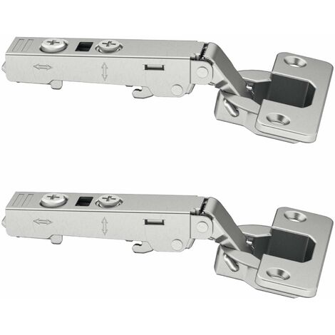 2x Charnière Metalla 310 SM 110° pose en applique sans amortisseur sans embase, perçage 52/5,5mm