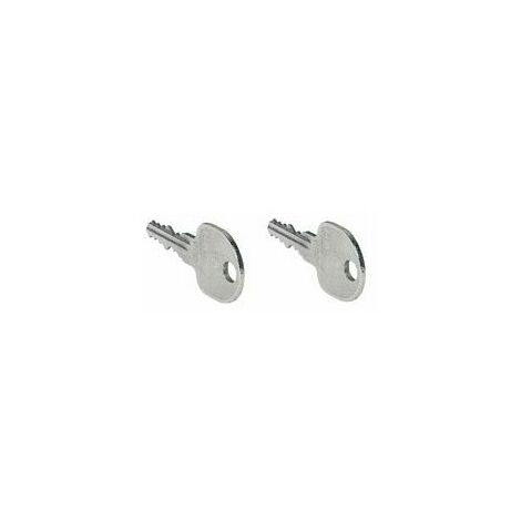 2x clé univers pour cylindre à paillettes serrure noyau interchangeable Symo fermeture entrepôt porte portail verrou clef