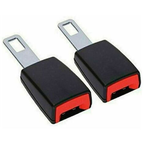 2x clip de verrouillage de boucle d'extension de ceinture de sécurité de sécurité de voiture réglable