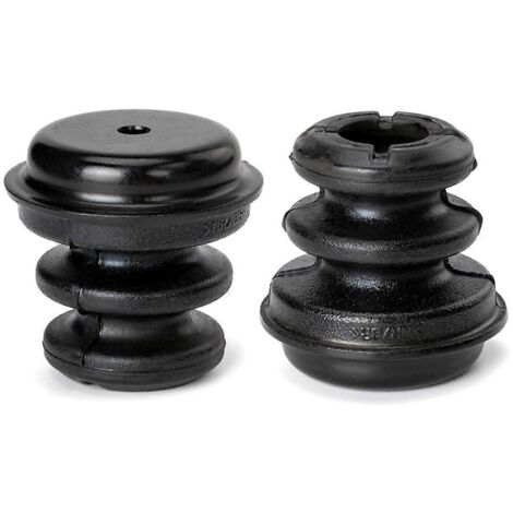 2X Colle pour butée de ressort hélicoïdal arrière pour noir