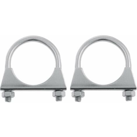 Tuyau D'Échappement En Acier Inoxydable 100 Cm - Diamètre 25 Mm, Avec 2 Colliers De Serrage | Pour Chauffage Auxiliaire Voiture, Camion, Bateau