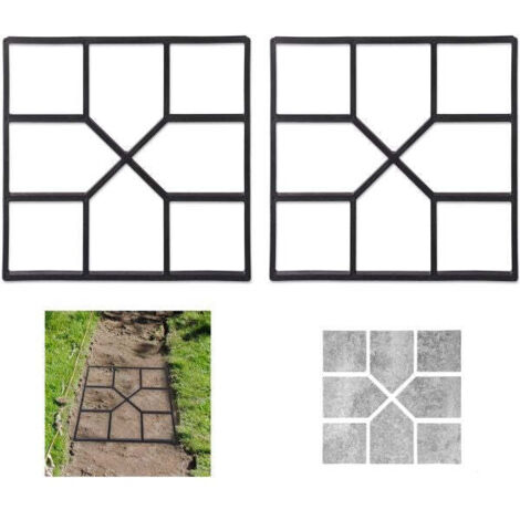 2x concrete mould set