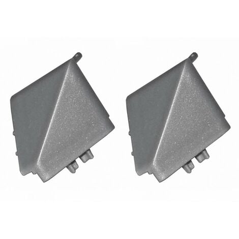 2x Connecteur angle extérieur sortant jonction d'angle 90° pour profil décoratif bande d'étanchéité plinthe Raccordement Plan de travail Finition Cuisine Salle de bain Meuble Protection, en plastique