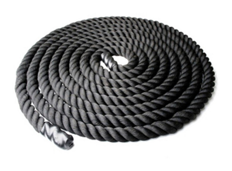 <strong>jeobest</strong> - 2x corde ondulatoire battle rope sport exercice fitness 1500*3.8cm noir