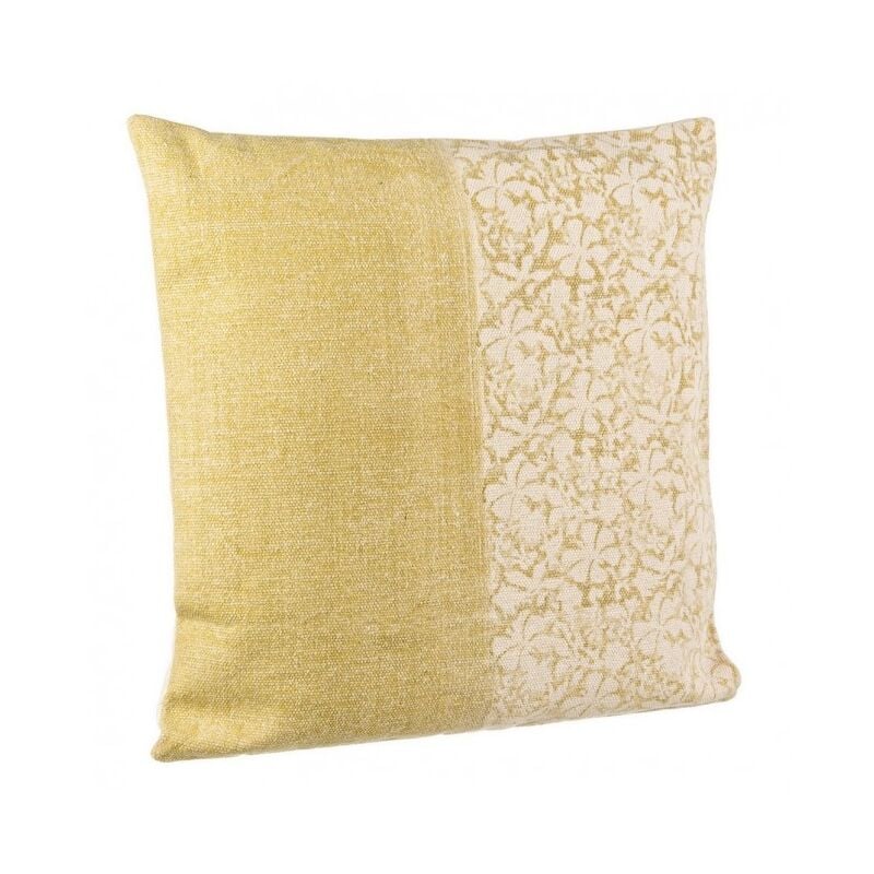 2x Coussin Larissa jaune 60x60
