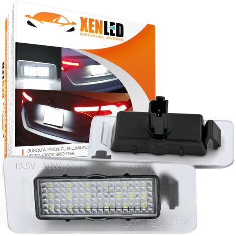 2x Éclairages plaque LED Hyundai Elantra, I30, Kia Ceed Cerato Forte - Plaque d'immatriculation LED