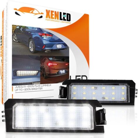 2x Éclairages plaque LED Hyundai Hyundai i30 Tucson Veloster, Kia Rio Niro K5 K7 Cadenza