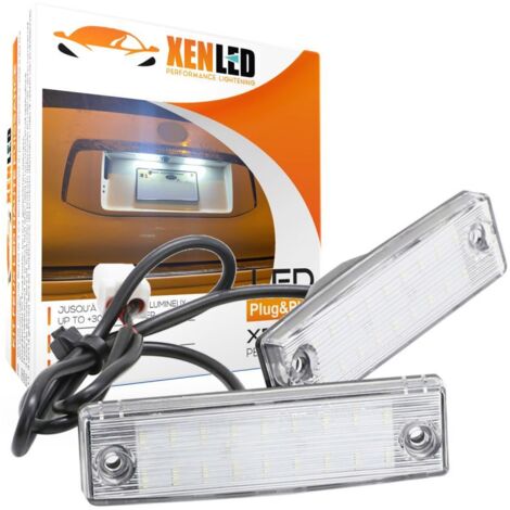 2x Éclairages plaque LED Land Cruiser Prado (GX) à partir de 2009 / Lexus GS - Plaque d'immatriculation LED