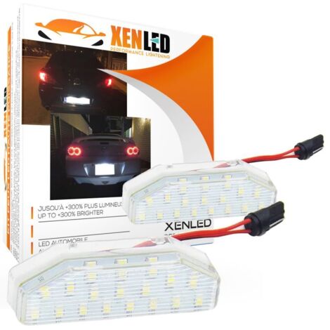 2x Éclairages plaque LED Mazda 6 (2007-2017) et RX-8 (2004-2012) - Plaque d'immatriculation LED GS1D51270D, GS1D-51-270, FF14-51