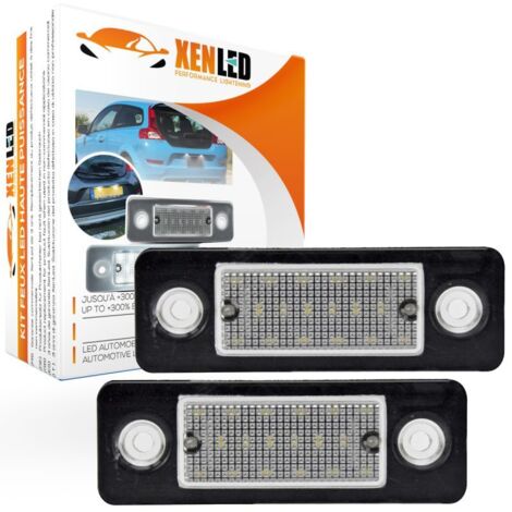 2x Éclairages plaque LED VOLVO C30 2008 à 2013 - Plaque d'immatriculation LED