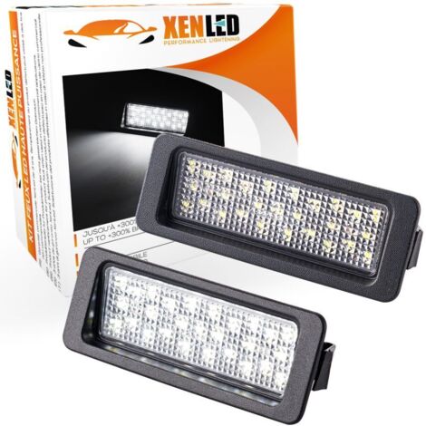 2x Éclairages plaque LED Volvo V40 / XC40 2013 - 2019 - Canbus - Plaque d'immatriculation LED