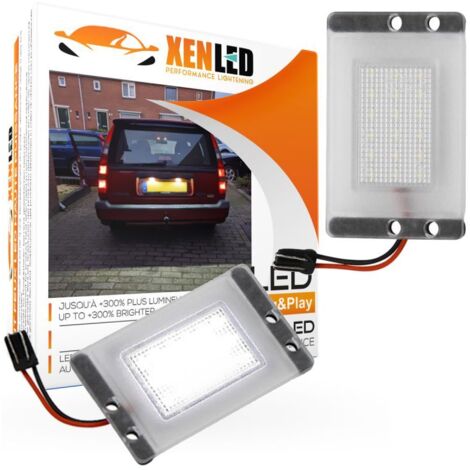2x Éclairages plaque LED Volvo V70 / V70 XC (97-00) et 850 (91-96) - Canbus - Plaque d'immatriculation LED