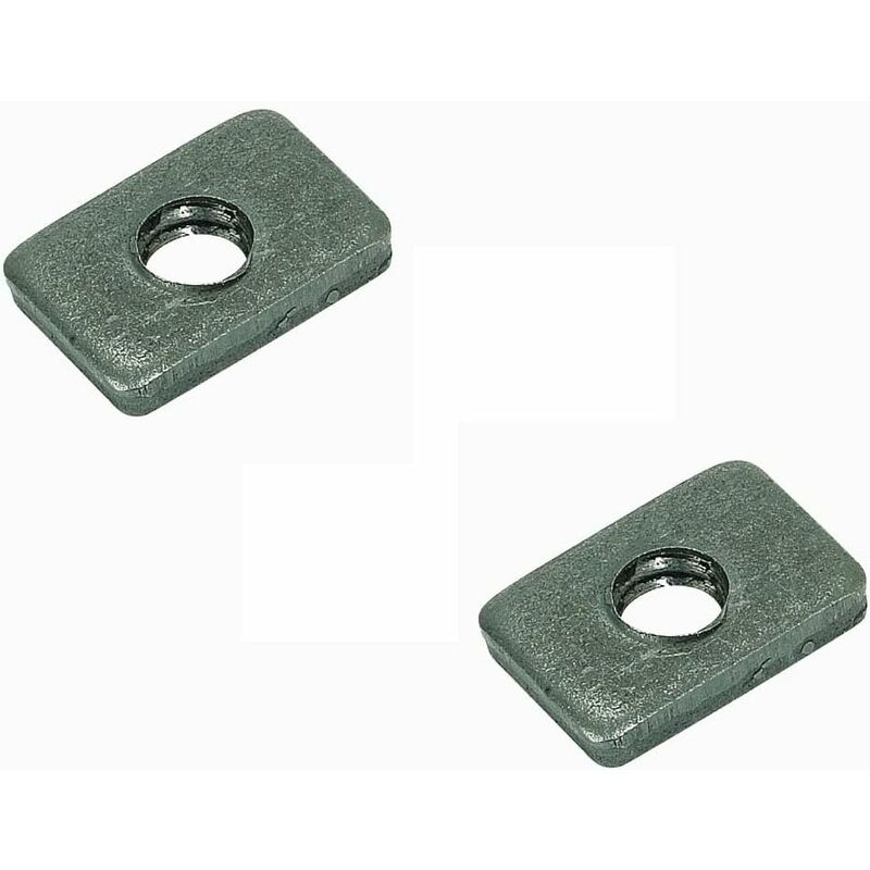 Cyclingcolors - 2x écrou rectangulaire lit M8 x 150 acier meuble assemblage vis bois ancien