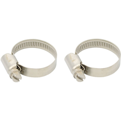 2x Edelstahl Schlauchschelle 20-32mm Schlauchklemme Gartenschlauch