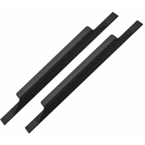 2x European Aluminum Alloy Handles Kitchen Cabinet Pulls Wardrobe Pull Handles Overall Length 180mm, Hole Distance 96mm