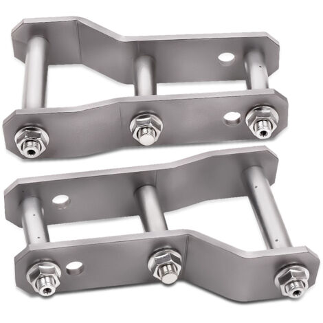 2X Extended Rear Shackles Shackle For Ford Ranger Mazda BT50 2 Inch 45-48 mm