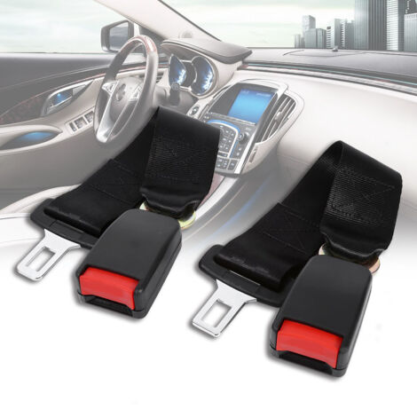 2x extension universelle de ceinture de sécurité pour siège de camion de voiture de 14 "avec boucle