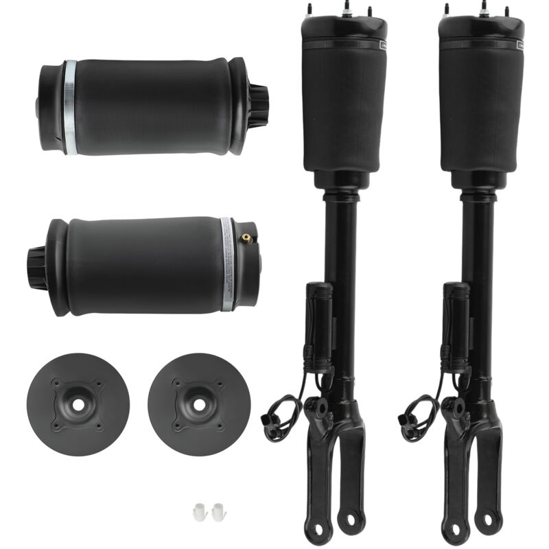 Image of 2x Federbeine Vorne + 2x Luftbalg Hinten for Mercedes-Benz gl ml W164 X164