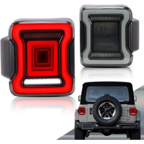 2x Feux arrière LED pour WRANGLER JL à partir 2018 avec clignotant - Droite et gauche